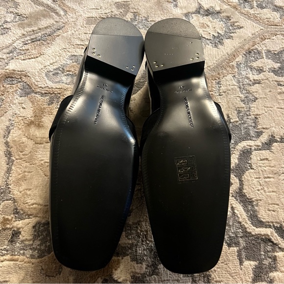 VICTORIA BECKMAN leather loafers size 41 made in Italy - Picture 8 of 13